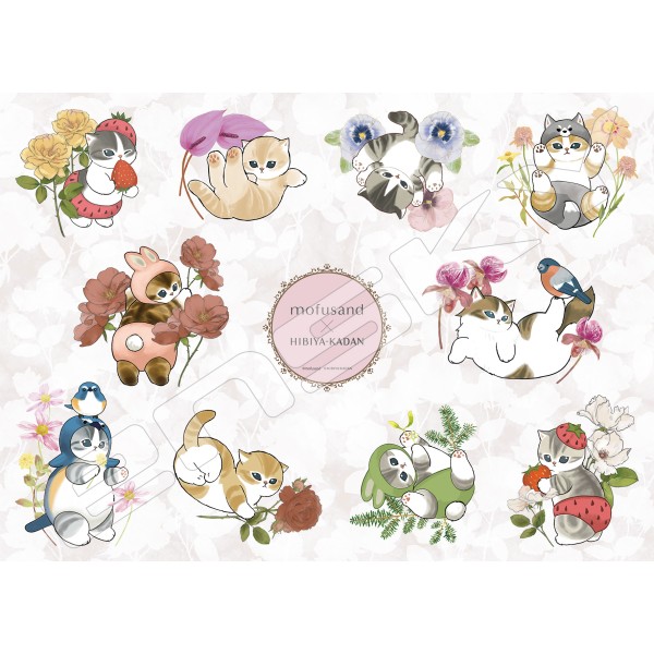 【予約商品】mofusand×日比谷花壇 ジグソーパズル500ピース【mofusand×日比谷花壇 -Winter-】500-770 ※2026年4月