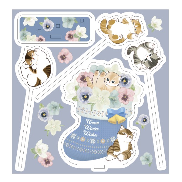 【予約商品】mofusand×日比谷花壇 2WAYピックリルスタンド / Winter ※2026年4月