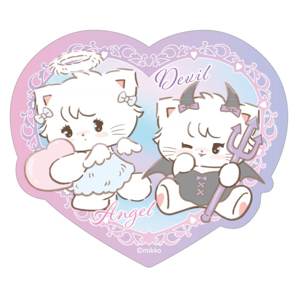 【予約商品】Lil ala mode プリズムトラベルステッカー / mousse ※2026年4月