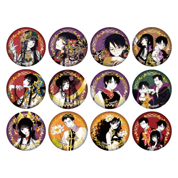 【予約商品】xxxHOLiC 箔押し缶バッジコレクション【1BOX 12箱入り】 ※2026年6月