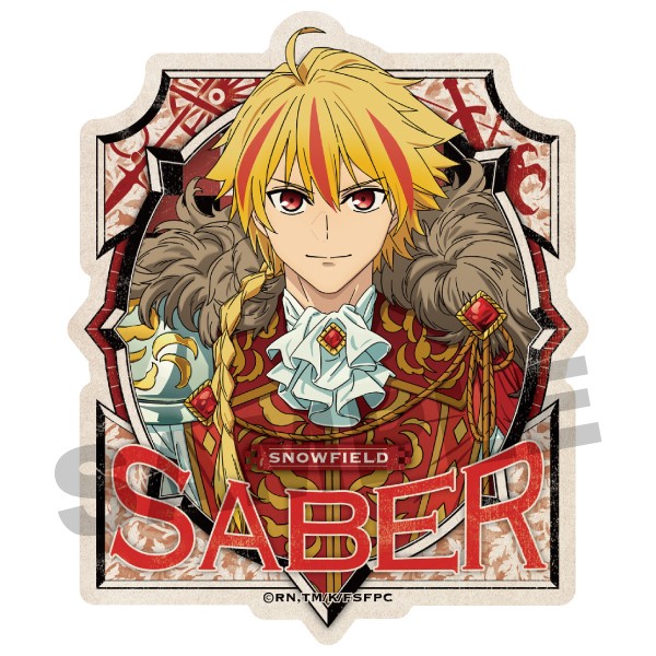 【予約商品】TVアニメ『Fate/strange Fake』トラベルステッカー /(1)セイバー ※2026年6月