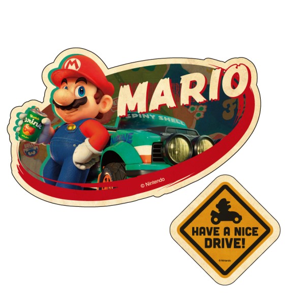【予約商品】マリオカート ワールド トラベルステッカー2枚セット /(1)マリオ ※2026年6月