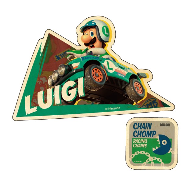 【予約商品】マリオカート ワールド トラベルステッカー2枚セット /(3)ルイージ ※2026年6月