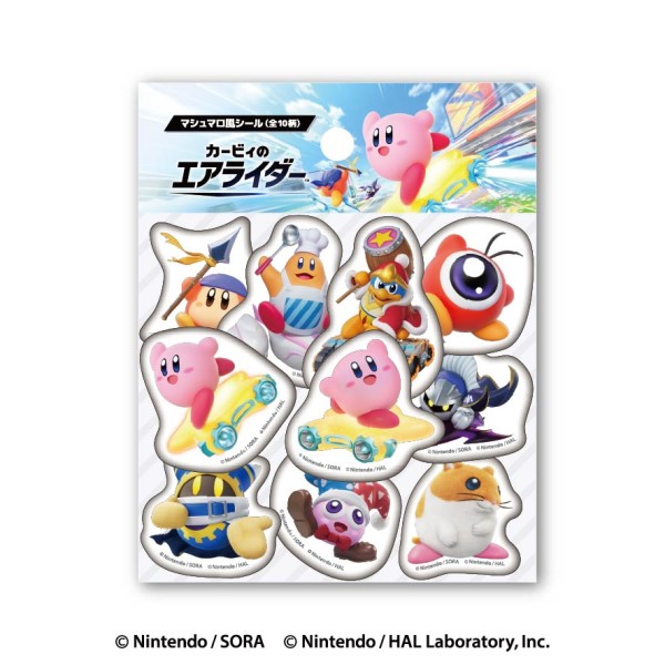 【予約商品】カービィのエアライダー マシュマロ風シール ※2026年7月