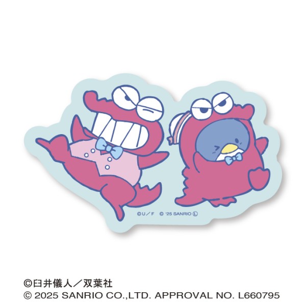 クレヨンしんちゃん×サンリオキャラクターズ クレヨンしんちゃん×はぴだんぶい オラのともだち ダイカットステッカーミニ /(6)