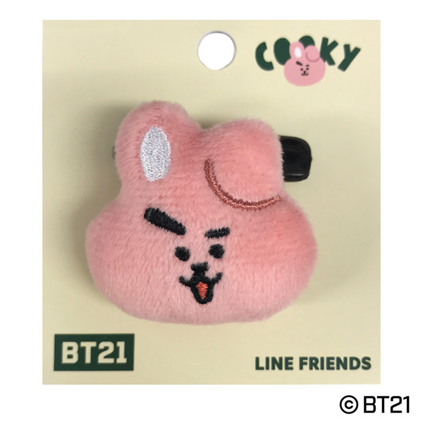 BT21 ふわふわバッジ / COOKY｜商品情報｜株式会社エンスカイ