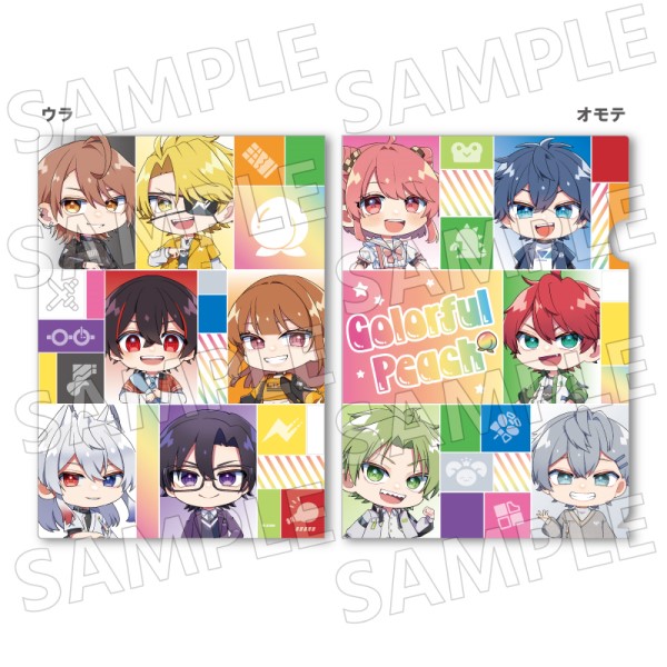 【予約商品】カラフルピーチ クリアファイル /(6) ※2025年8月