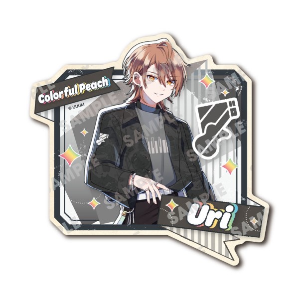 【予約商品】カラフルピーチ トラベルステッカー / うり(2) ※2025年8月