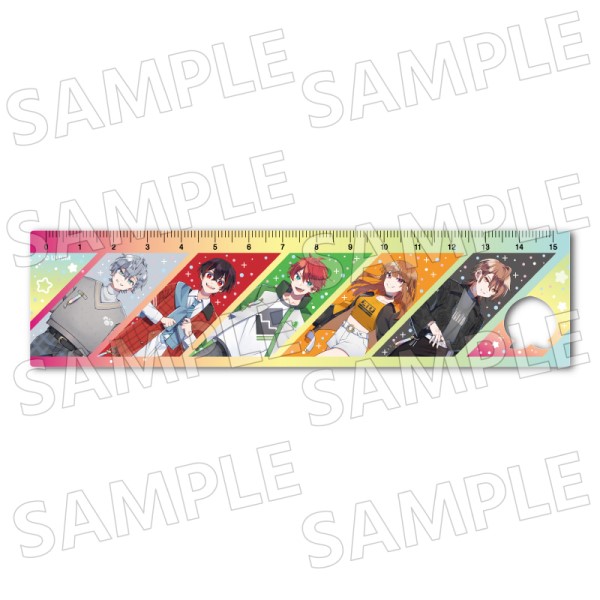 【予約商品】カラフルピーチ 定規 /(3) ※2025年8月