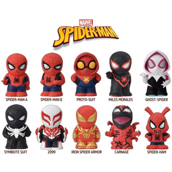 スパイダーマン ソフビパペットマスコット【1BOX 10パック入り】