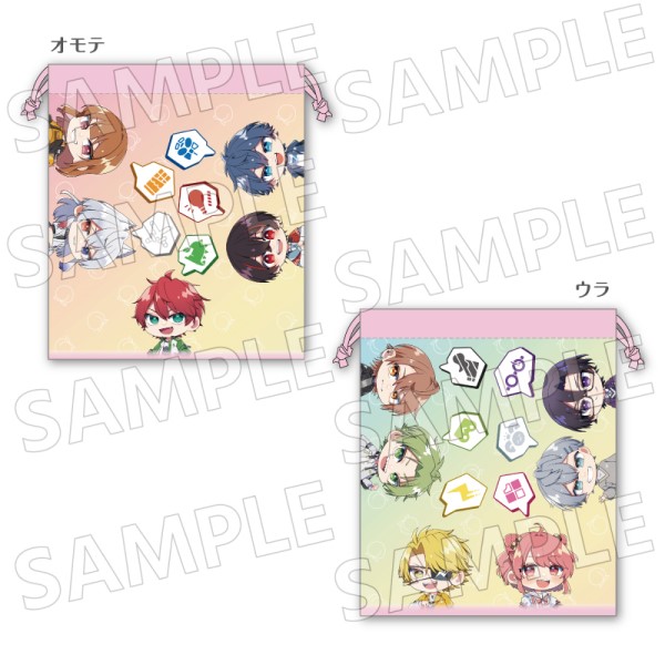 【予約商品】カラフルピーチ 巾着 /(4) ※2025年8月