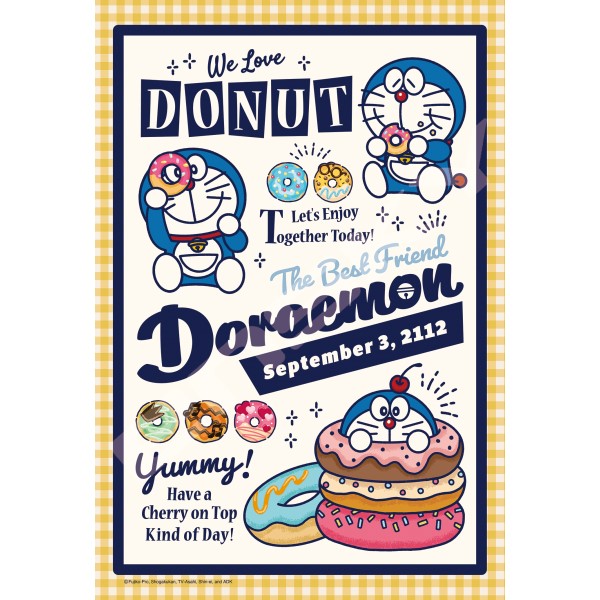 Doraemon jigsaw puzzle 300 pieces [Yummy!] 300-3059 ｜ Ensky shop