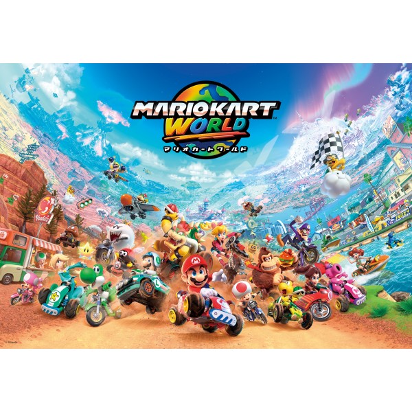【予約商品】マリオカート ワールド ジグソーパズル1000ピース【マリオカートワールド(2)】1000T-554 ※2025年8月