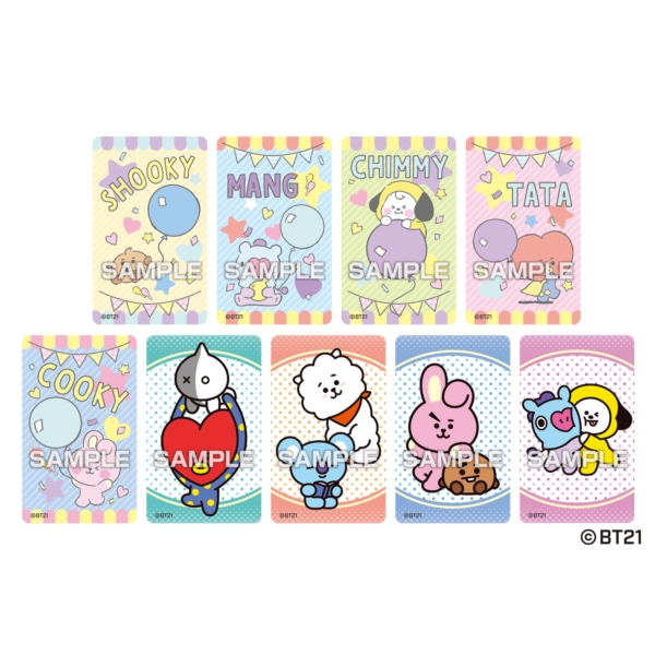 BT21 デコステッカー2 ガムつき【1BOX 20パック入り】 ｜ エンスカイショップ