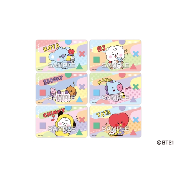 BT21 デコステッカー2 ガムつき【1BOX 20パック入り】 ｜ エンスカイ