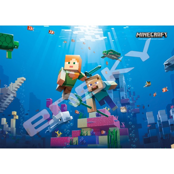 【予約商品】MINECRAFT マジカルピース -ライト- ジグソーパズル208ピース【Aquatic】208-ML10 ※2025年9月