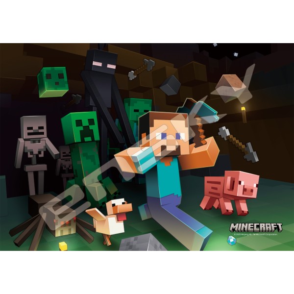 【予約商品】MINECRAFT マジカルピース -ライト- ジグソーパズル208ピース【Hostile Mobs】208-ML11 ※2025年9月