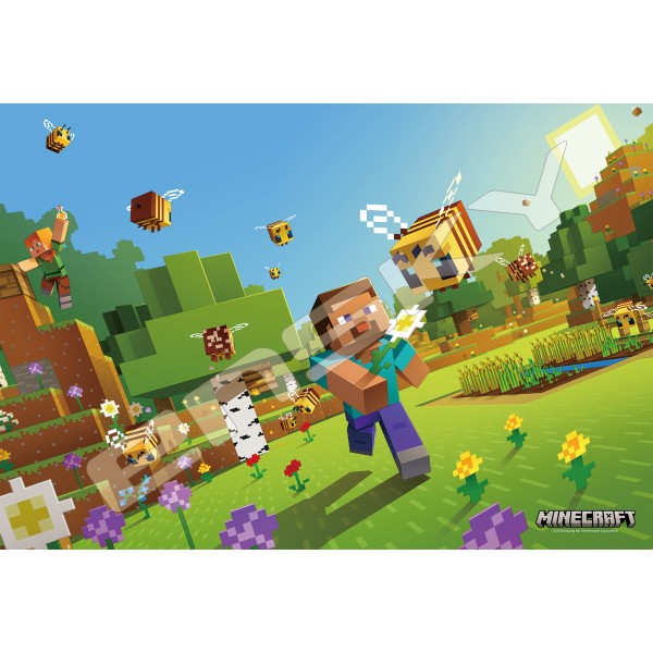 【予約商品】MINECRAFT マジカルピース -ライト- ジグソーパズル300ピース【Honey Bees】300-ML09 ※2025年9月