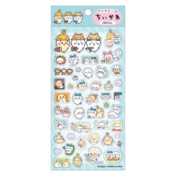 【予約商品】ちいかわ クリアシール /(11)秋だもん ※2025年9月