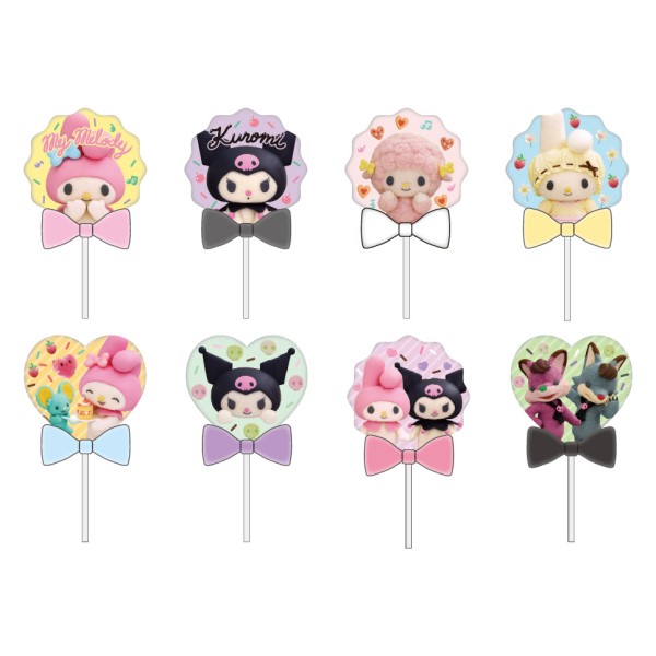 【予約商品】Netflixシリーズ「My Melody & Kuromi」 キャンディー型アクリルキーホルダー【1BOX 8箱入り】 ※2025年9月