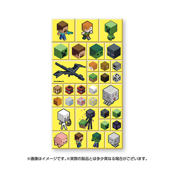 MINECRAFT マインクラフト ぺたかくシール /(2)Looks 3D!