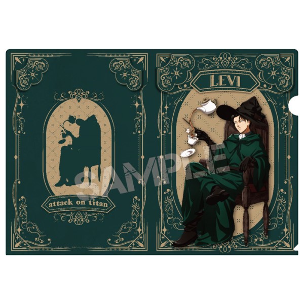 【予約商品】TVアニメ「進撃の巨人」 クリアファイル(“魔法使い”style) /(2)リヴァイ ※2025年10月