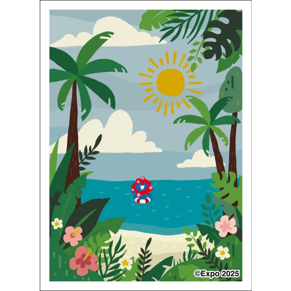 大阪・関西万博公式キャラクター ミャクミャク キャラクタースリーブ / 夏(EN-1531)