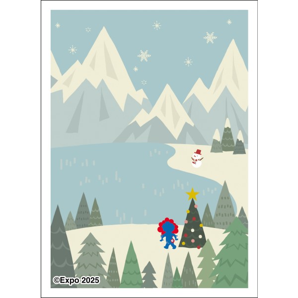 大阪・関西万博公式キャラクター ミャクミャク キャラクタースリーブ / 冬(EN-1533)