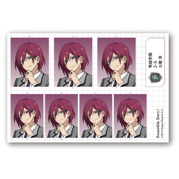 【予約商品】【受注生産商品】あんさんぶるスターズ!! 証明写真風ステッカー /(40)七種茨 ※2025年12月