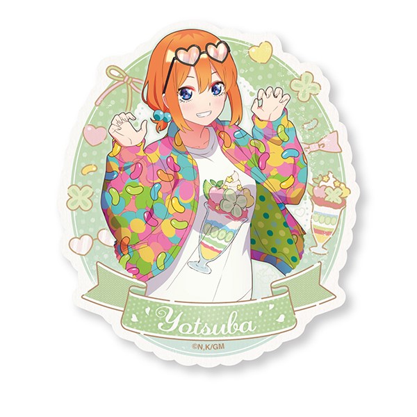 映画 五等分の花嫁 トラベルステッカー Pastel Desserts 4 中野 四葉 エンスカイショップ