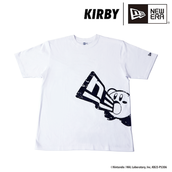KIRBY NEW ERA コラボ半袖コットンTシャツ / Mサイズ ☆受注生産