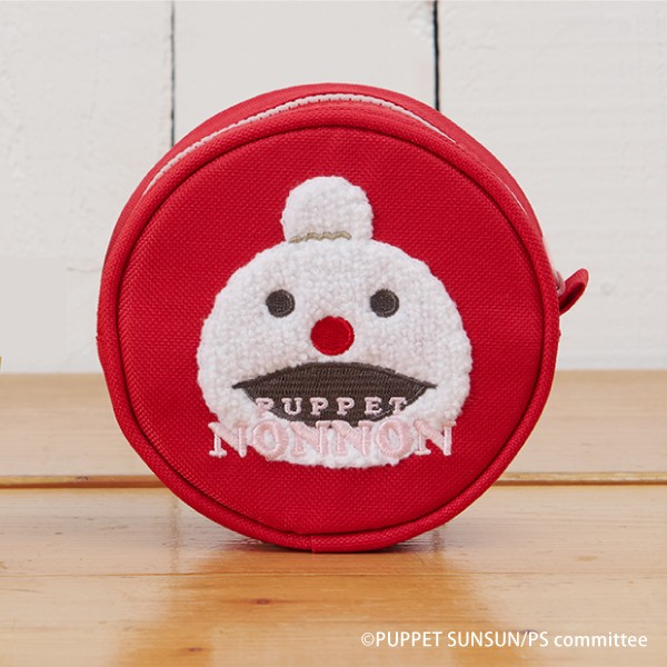 【予約商品】パペットスンスン まるポーチ /(2)ノンノン ※2026年2月上旬