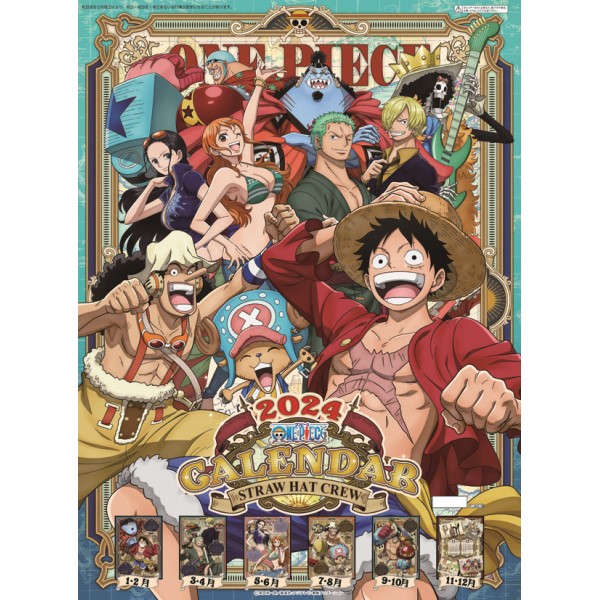 One Piece Anime Wall Calendar 2024 2024 Gracie Germaine