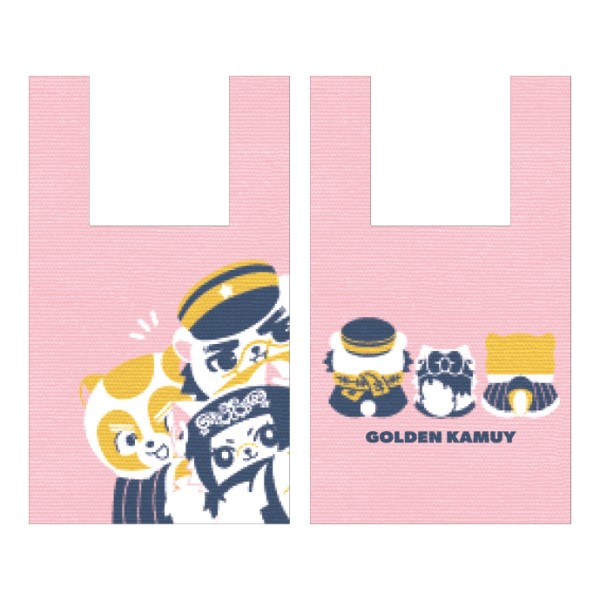 ゴールデンカムイ どうぶつフォーゼ ニットバッグ /(1)杉元&アシリパ&白石