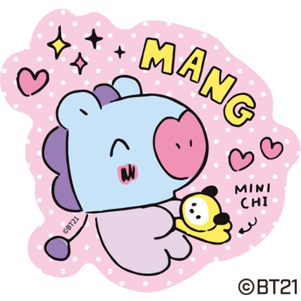 BT21 ダイカットステッカーミニ MY LITTLE BUDDY /(4)MANG ｜ エンスカイショップ