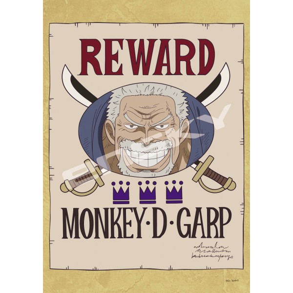 ワンピース ジグソーパズル208ピース【 “懸賞金3王冠” ガープ】208-153