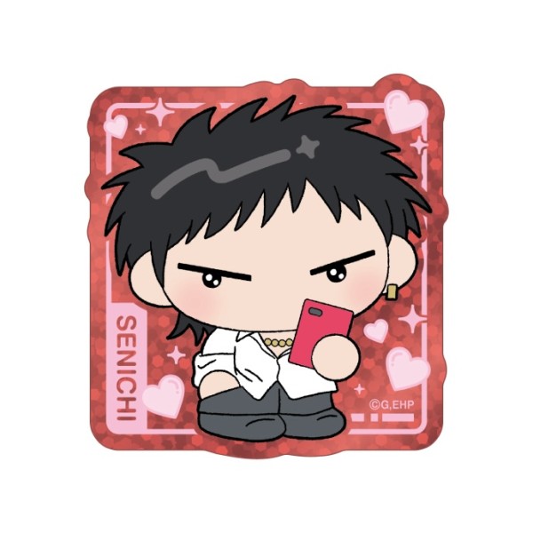 TVアニメ『えぶりでいホスト』 ぷいまるプリズムミニステッカー /(4)センイチ