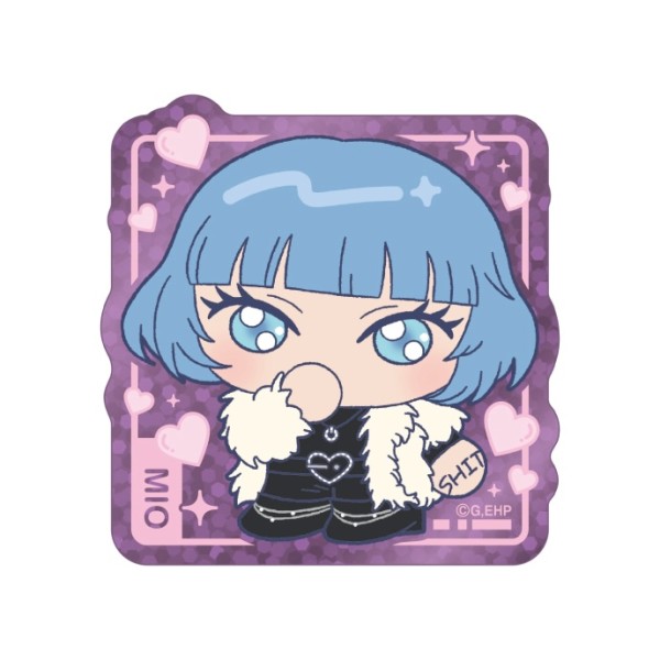 TVアニメ『えぶりでいホスト』 ぷいまるプリズムミニステッカー /(7)ミオ