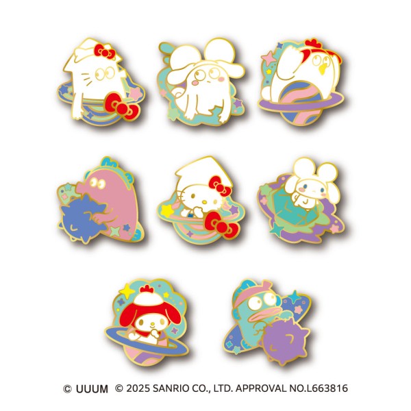 はじめまして松尾です×サンリオキャラクターズ ピンズコレクション【1BOX 8箱入り】