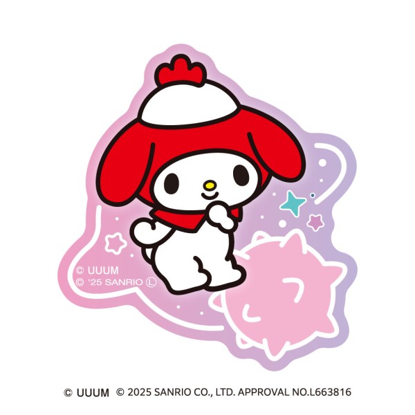 はじめまして松尾です×サンリオキャラクターズ ダイカットステッカー / マイメロディ