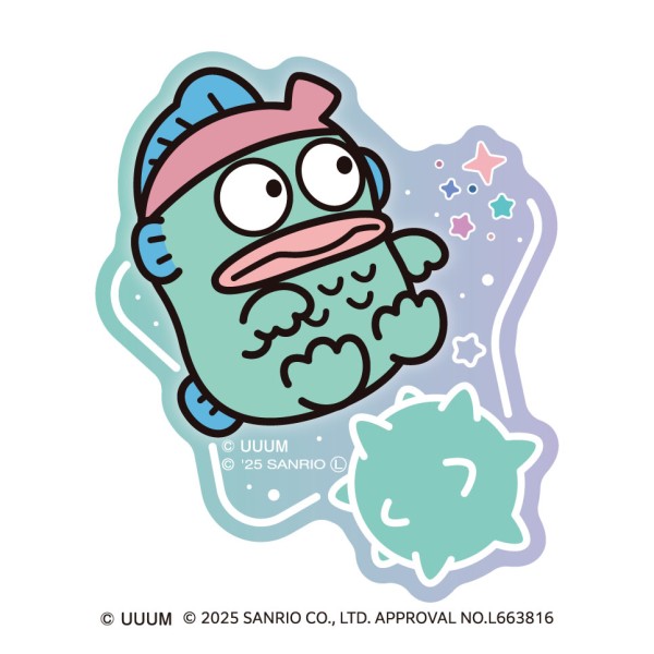 はじめまして松尾です×サンリオキャラクターズ ダイカットステッカー / ハンギョドン