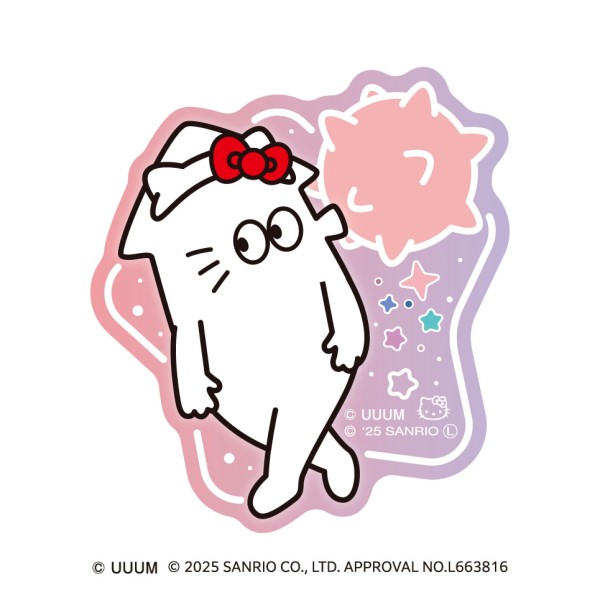 はじめまして松尾です×サンリオキャラクターズ ダイカットステッカー / イカ