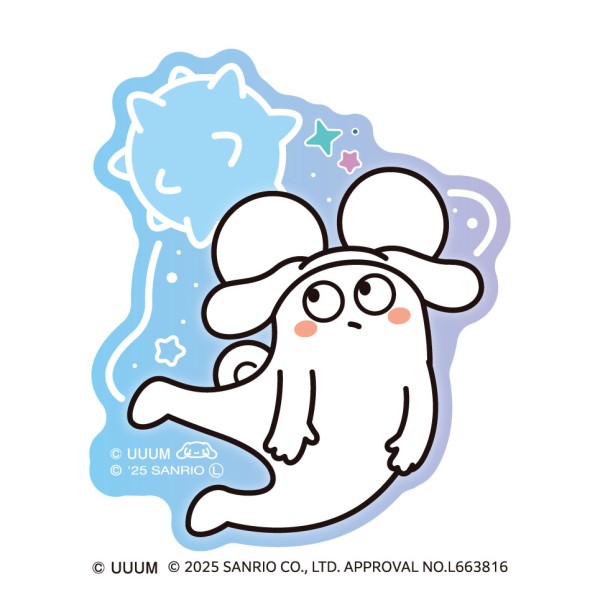 はじめまして松尾です×サンリオキャラクターズ ダイカットステッカー / ネズミ