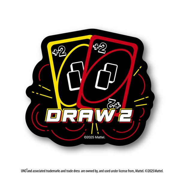 【予約商品】UNO ダイカットステッカーミニ / DRAW2 ※2026年3月
