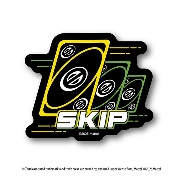 【予約商品】UNO ダイカットステッカーミニ / SKIP ※2026年3月