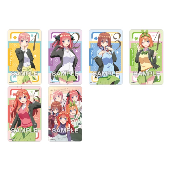 五等分の花嫁∬ デコステッカー ガムつき【1BOX 20パック入り