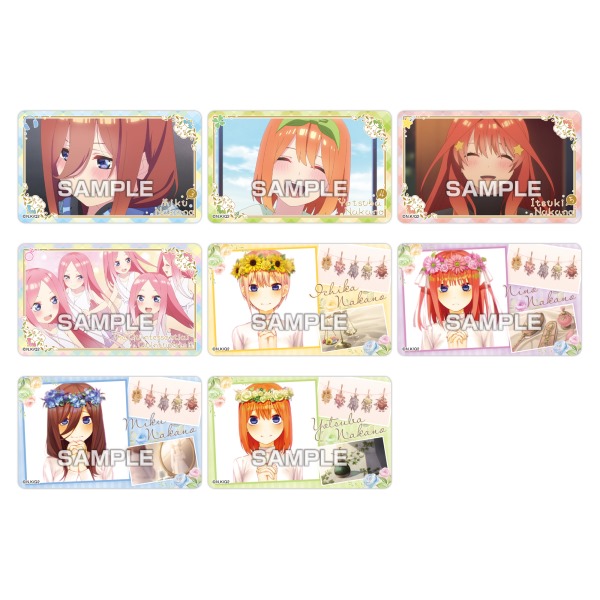 五等分の花嫁∬ デコステッカー ガムつき【1BOX 20パック入り