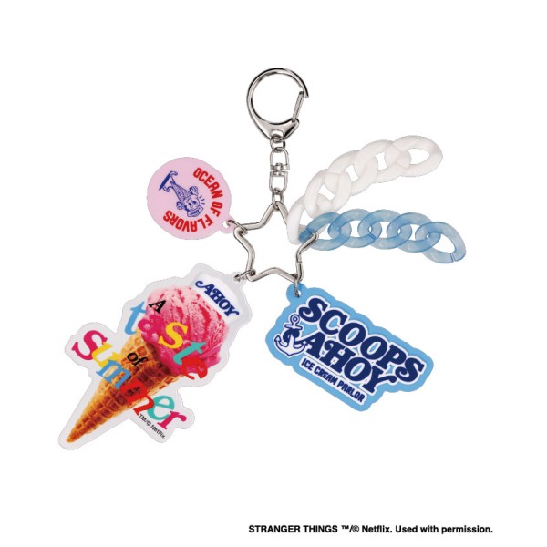 【予約商品】STRANGER THINGS じゃらじゃらキーホルダー / SCOOPS AHOY ※2026年1月下旬