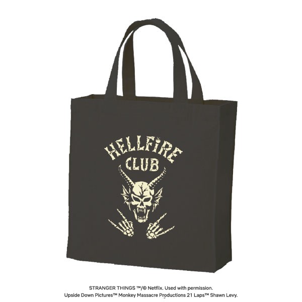 STRANGER THINGS トートバッグ / Hellfire club