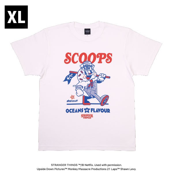 STRANGER THINGS Tシャツ /(6)SCOOPS AHOY(2) XLサイズ